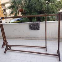 appendiabiti stend in legno vintage 