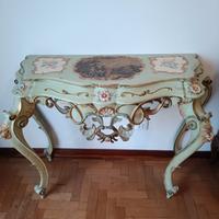 Comò e specchiera in stile veneziano 