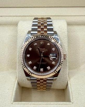 ROLEX DATEJUST 41MM 126331 CHOCO EVEROSE FULL SET
