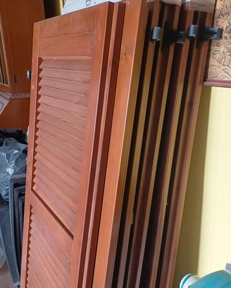 n 3 coppie persiane in legno marroni 