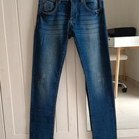 OVS Jeans Blu Scuro Ragazzo 13-14 Anni Nuovi