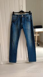 OVS Jeans Blu Scuro Ragazzo 13-14 Anni Nuovi
