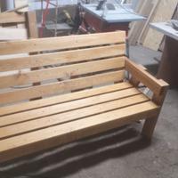 panchina in legno