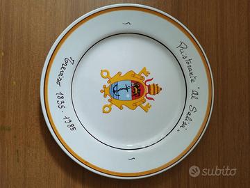 Piatto del buon ricordo vintage