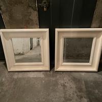 Coppia di specchi 70 x 70 cm Cargo High Tech