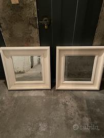 Coppia di specchi 70 x 70 cm Cargo High Tech