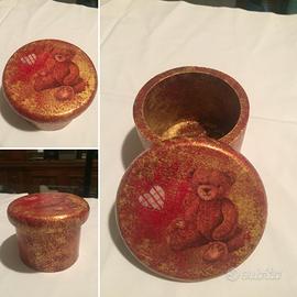 Piattini, scatole, decoupage ideali per natale