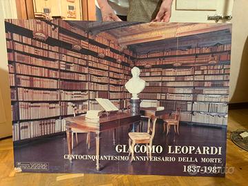 Pannello decorativo Giacomo Leopardi 1987