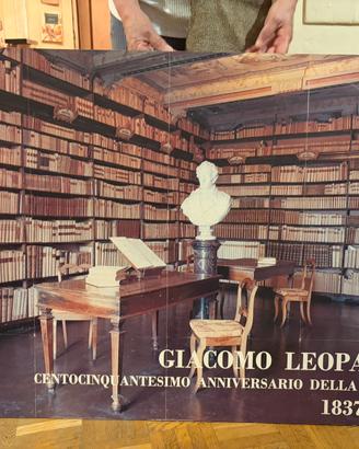 Pannello decorativo Giacomo Leopardi 1987