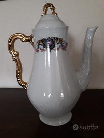 Teiera/Caffettiera in porcellana numerata 
