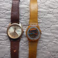 Due orologi swatch e Lorus