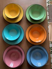 Servizio piatti 18 pezzi + 6 tazzine  Deagourmet