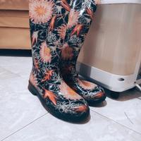 stivali per la pioggia con fantasia n39