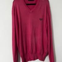 Maglione fred perry L cotone rosa jersey