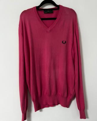 Maglione fred perry L cotone rosa jersey