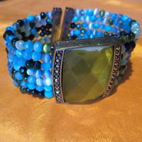 bracciale rigido in pietre dure 