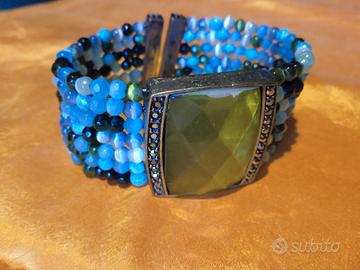 bracciale rigido in pietre dure 