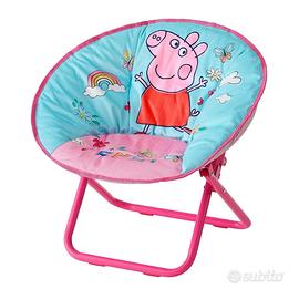 Seggiolino Peppa pig tondo tessuto