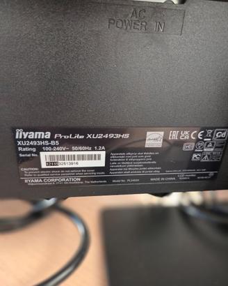 Monitor 24" IPS Full HD iiyama ProLite