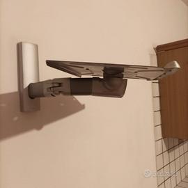 braccio con mensola porta TV