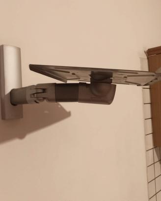 braccio con mensola porta TV