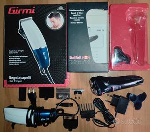 Tagliacapelli girmi e rasoio red bull