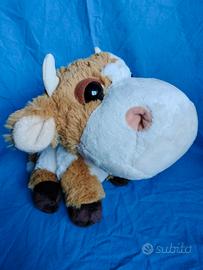 Peluche Mucca Gli Amici della Fattoria Big Headz