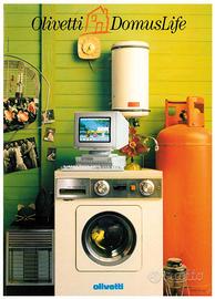 Poster Sottsass, Olivetti- "Domuslife" (Lavatrice)