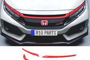 MODANATURE HONDA CIVIC 16-20 LOOK TYPE R ROSSO