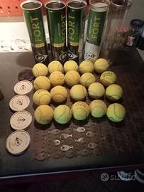 palline da tennis usate Dunlop 