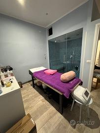 Cabine all'interno di un centro estetico