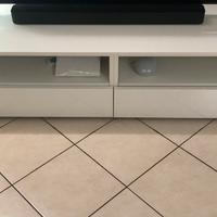 Mobile living marca TOMASELLA bianco lucido,