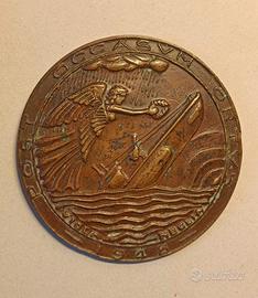 Raro Medaglione  Sommergibile VORTICE 1948