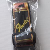 tracolla per chitarra nuova con scritta Fender 