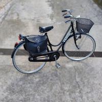 Borsa doppia vintage per bicicletta da portapacchi