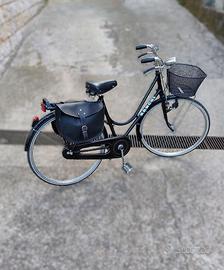 Borsa doppia vintage per bicicletta da portapacchi