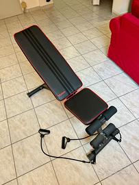 Panca per pesi regolabile e pieghevole