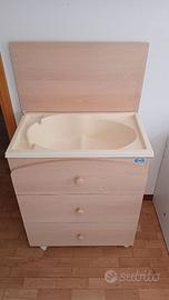CASSETTIERA + VASCHETTA BAGNO PALI