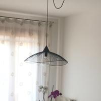 Lampadario Design Kasteli nero in metallo