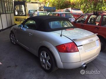 Ricambi Audi TT 2003 1800cc benzina AJQ grigia
