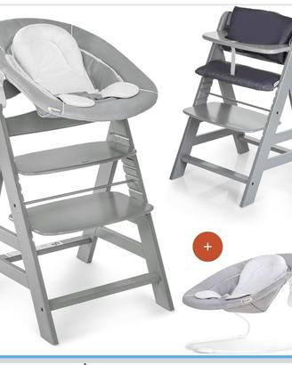 Seggiolone evolutivo Hauck + accessori