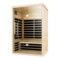 SAUNA INFRAROSSI 2 POSTI facilissima da montare!
