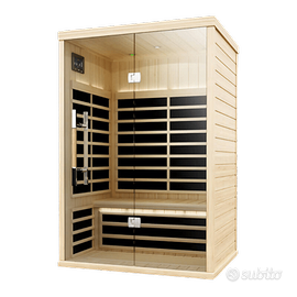 SAUNA INFRAROSSI 2 POSTI facilissima da montare!
