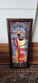 Quadro decorativo etnico moderno – 98x38 cm
