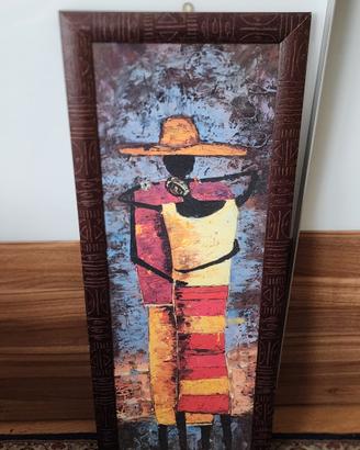 Quadro decorativo etnico moderno – 98x38 cm