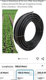 TUBO IRRIGAZIONE 32 MM PN 6