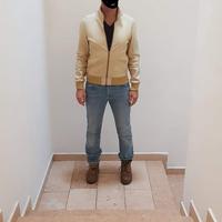 giacca pelle uomo L REPLAY