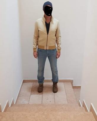 giacca pelle uomo L REPLAY