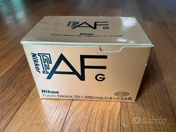 Nikon Zoom Nikkor  70-300 f 4 - f 5.6 G silver