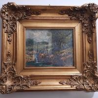 Quadro olio su tela Gino Grignani